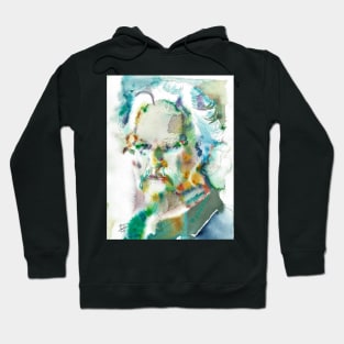 MARK TWAIN watercolor portrait .3 Hoodie